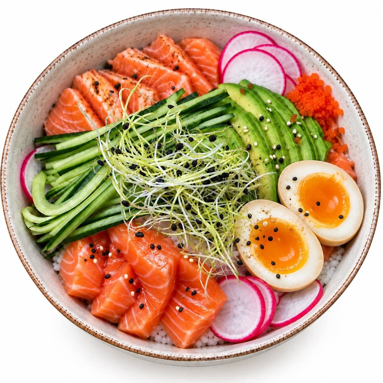 Salmon premium donburi